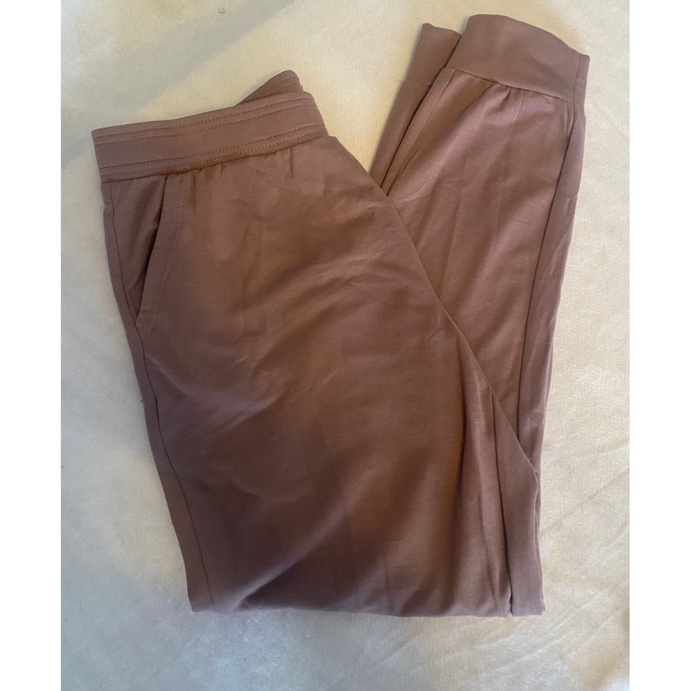 Eddie Bauer Lounge Joggers Womens Medium‎ Mauve New NWT Soft Stretch Athleisure